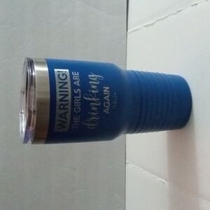 Polar Camel Tumbler 30oz Stainless Steel "WARNING Girls are Drinking Again"